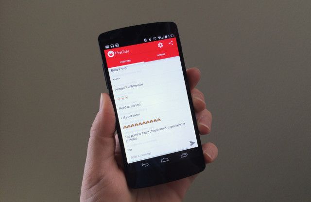 firechat, FireChat : communiquer sans réseau dès maintenant sur Android