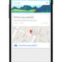 Retrouvez votre voiture avec Google Now Applications