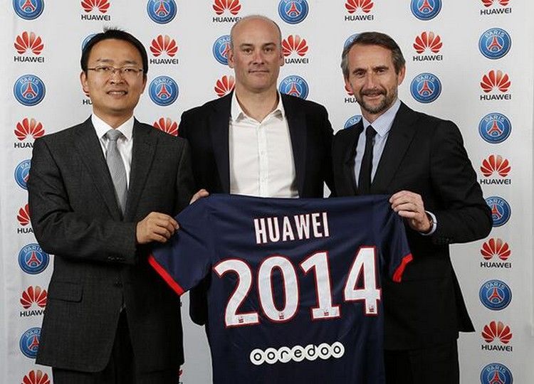 huawei psg, Huawei signe avec le PSG