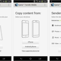 sony transfer xperia Z2 iphone galaxy S4
