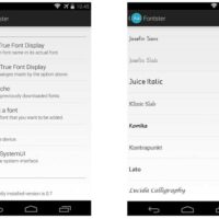 Fontster : 150 typos pour son système Android Applications