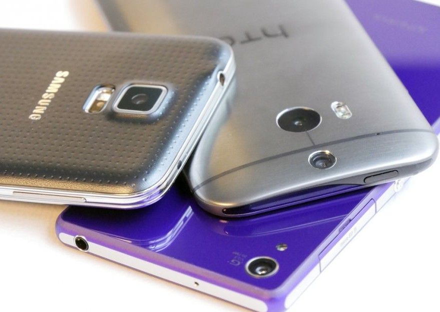 galaxy S5 vs Sony Xperia Z2 vs HTC One 2014 m8