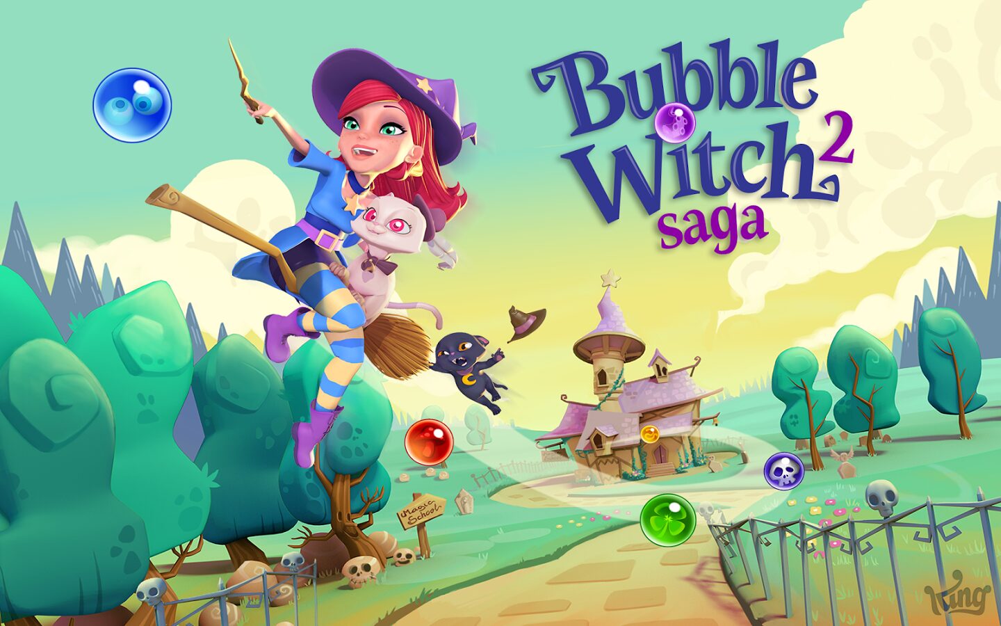 Bubble Witch Saga 2 : Le retour de la sorcière sur Android Jeux Android