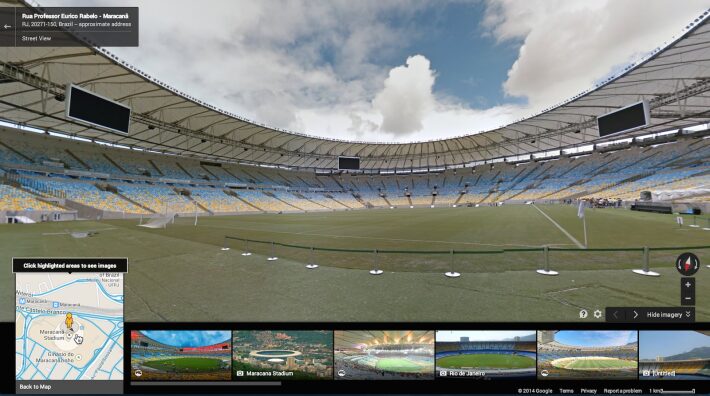 Google Maps spécial Coupe du Monde Applications