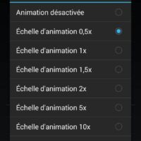 Booster son Android animation duration