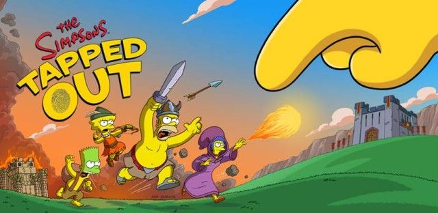 simpsons-tapped-out clash of clan