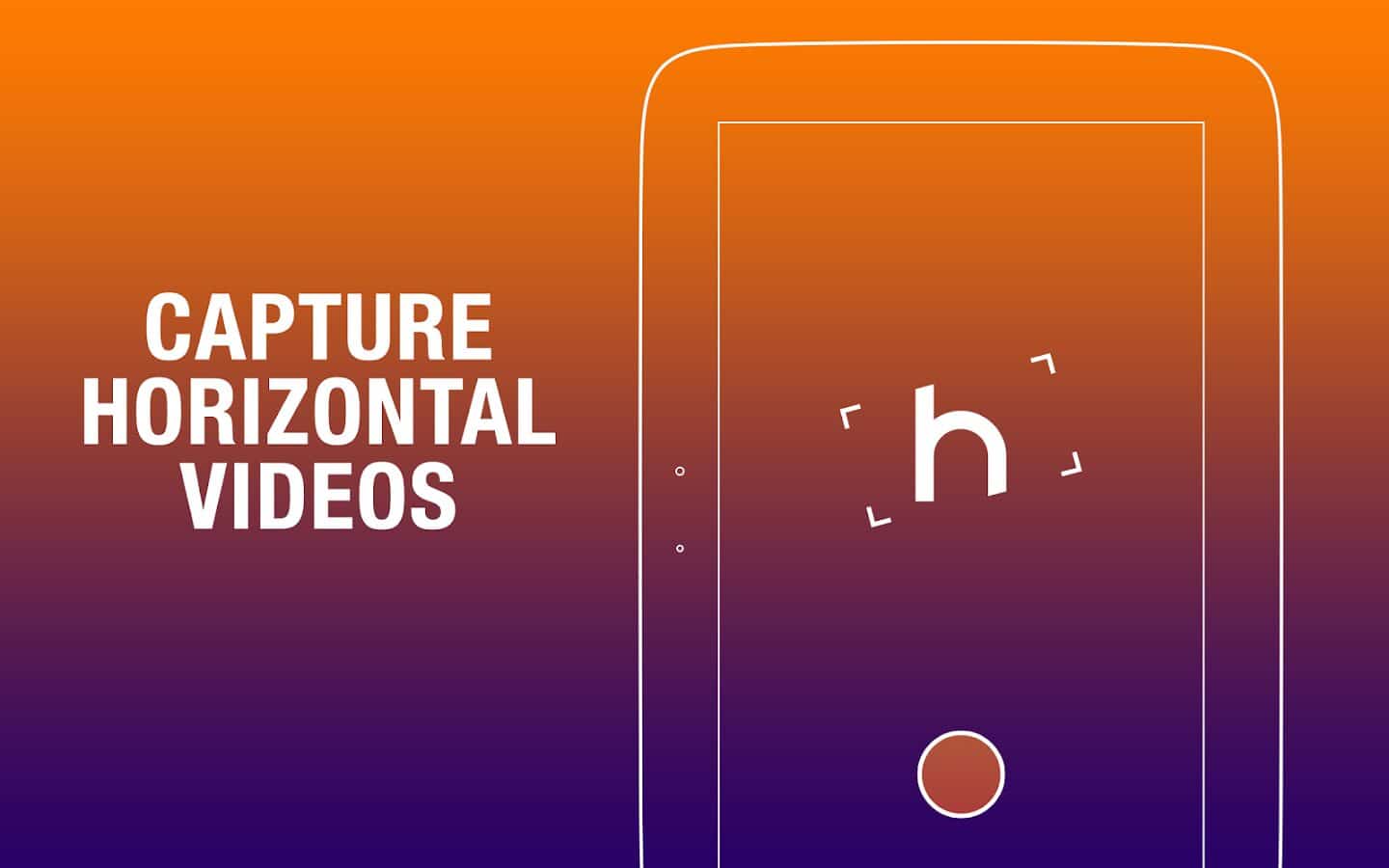horizon video, Horizon transforme vos vidéos en mode paysage