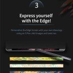 Les 2 écrans du Galaxy Note Edge expliqués en détail Appareils