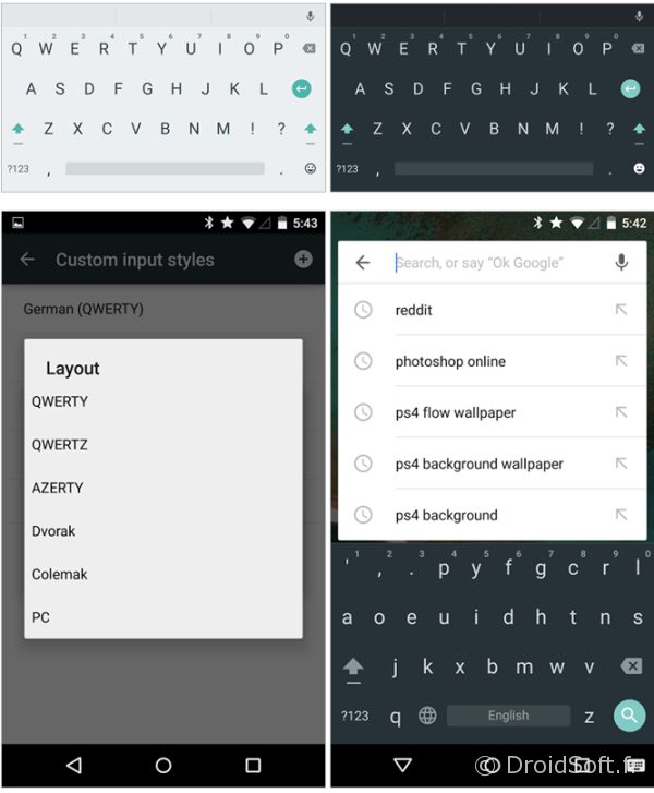 android keyboard 5.0