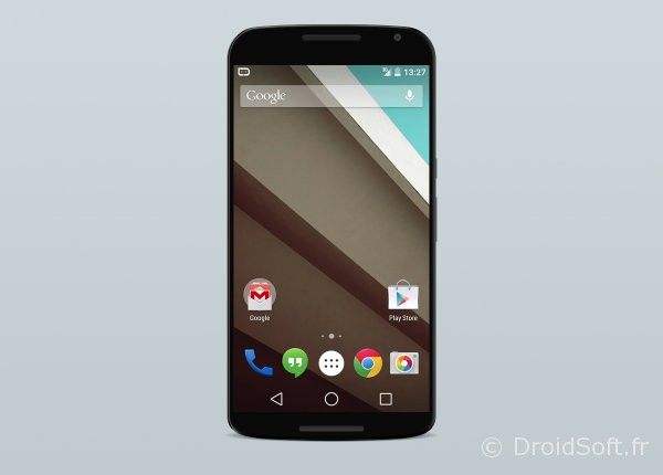 nexus 6 black front