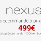 free mobile nexus 6 499 euros