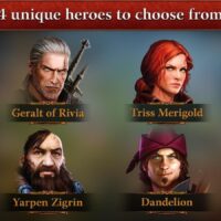 The Witcher Adventure Game sur Android : Un jeu de plateau The Witcher Jeux Android