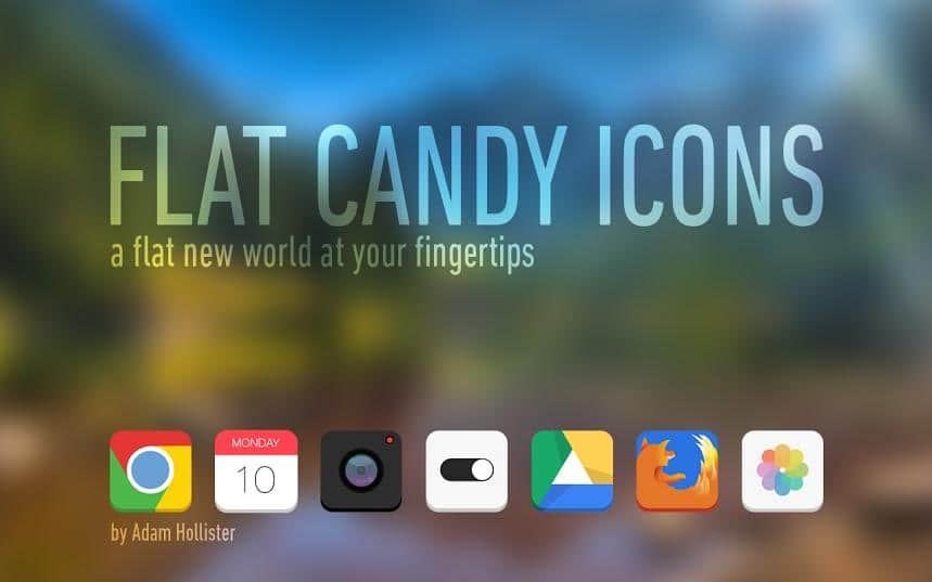 flat candy icon pack