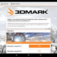 3DMark Sling Shot Benchmark : torture pour appareils Android Applications