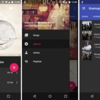 Gramophone, un lecteur musical à la sauce Material Design Applications