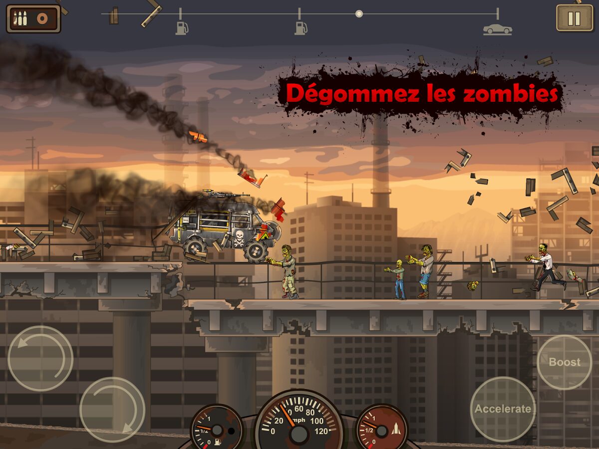 Earn To Die 2, Earn To Die 2 : le retour des courses et des zombies sur Android