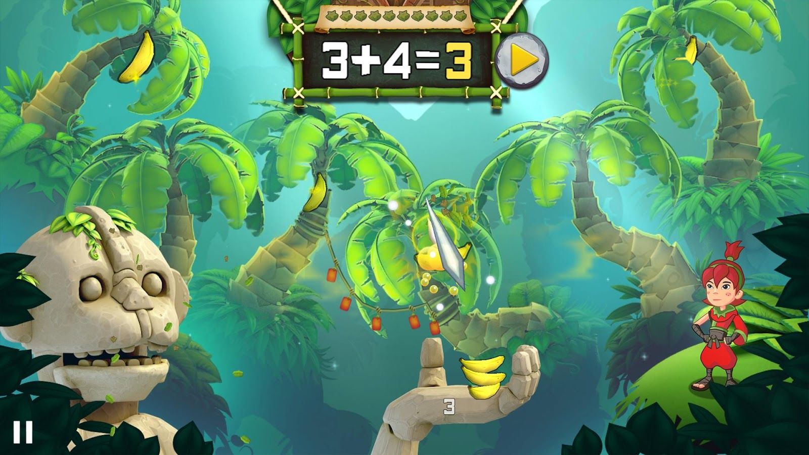 Fruit Ninja Academy: Math Master, une version de Fruit Ninja pour les enfants sur Android Jeux Android