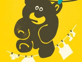 Nounours jaune wallpaper