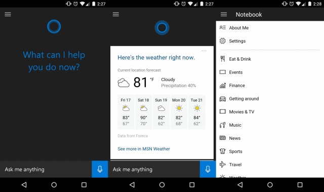 Téléchargez Cortana sur Android dès aujourd’hui ! Applications