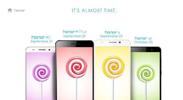 Honor publie le calendrier des mises à jour de ses terminaux vers Android 5.0 Lollipop Actualité