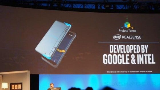 Projet Tango, Projet Tango : Intel et Google dévoilent un smartphone RealSense 3D