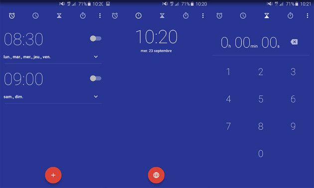 Google Horloge passe en version 4.2 Applications