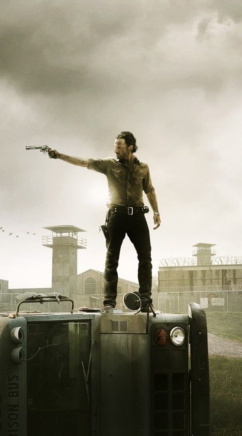 The Walking Dead, Rick Grimes de The Walking Dead : fond d&rsquo;écran Android