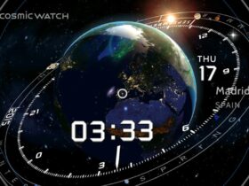 Cosmic-Watch : une superbe « montre » cosmique sur Android Applications