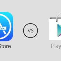 Comparatif : Google Play Store VS App Store Appareils