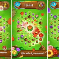 King sort Blossom Blast Saga Jeux Android