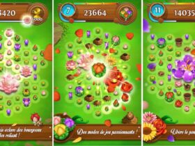 King sort Blossom Blast Saga Jeux Android