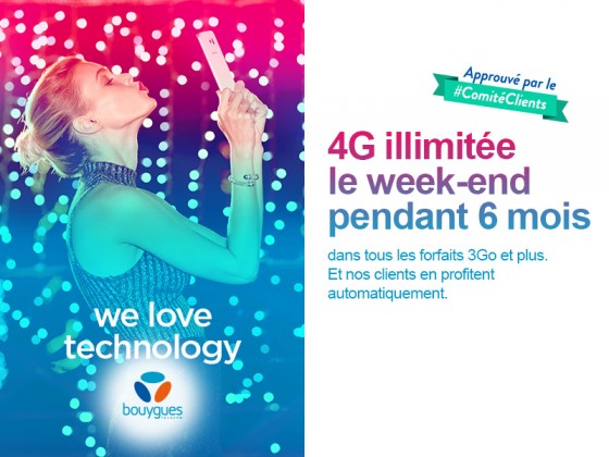 Bon plan : 4G illimitée pendant 6 mois à partir de janvier chez Bouygues Telecom Bons plans