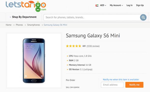 Le Galaxy S6 Mini de Samsung pour bientôt ? Appareils
