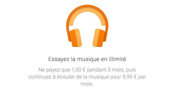 Google Play Musique : 1 euro pour 3 mois d’écoute de musiques en illimité Bons plans