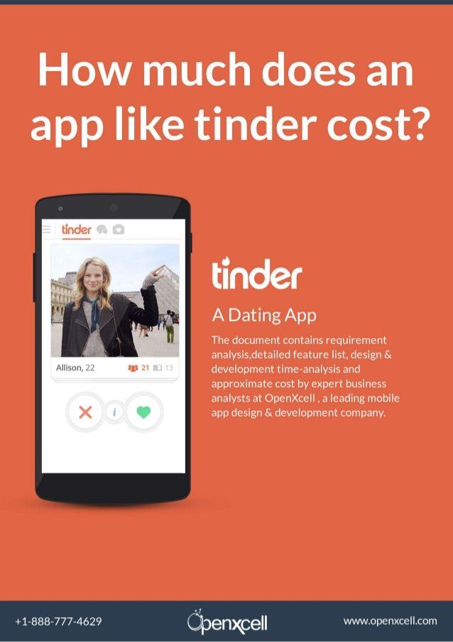 Tinder, Combien coûte le développement de l&rsquo;application Tinder sur Android et IOS ?