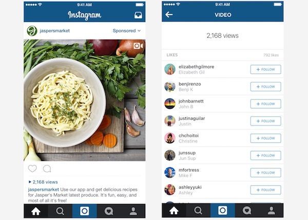 Vidéos Instagram, Instagram indique désormais le nombre de vues pour les vidéos