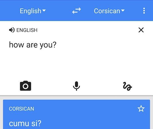 , Google Traduction ajoute 13 nouvelles langues, dont le corse