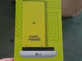 Première image de la batterie amovible du LG G5 Appareils