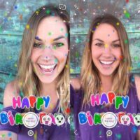 Snapchat lance un filtre personnalisé pour le jour de son anniversaire Applications