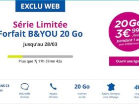 Bouygues Telecom propose son forfait 4G 20 Go pour seulement 3,99€/mois Bons plans