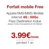 Free Mobile brade son forfait illimité à seulement 3,99€ par mois Bons plans