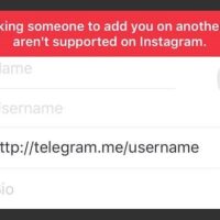 Instagram n’autorise plus les utilisateurs à mettre un lien vers leurs autres réseaux sociaux Applications