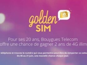 Bouygues Telecom propose de gagner deux ans de 4G illimitée avec la Golden SIM Concours