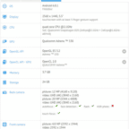 Le Moto X (2016) apparait sur GFXBench Appareils