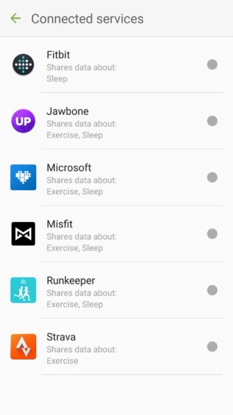 , Samsung S Health devient compatible avec Fitbit, Jawbone, Misfit, Strava, Runkeeper et Microsoft Health
