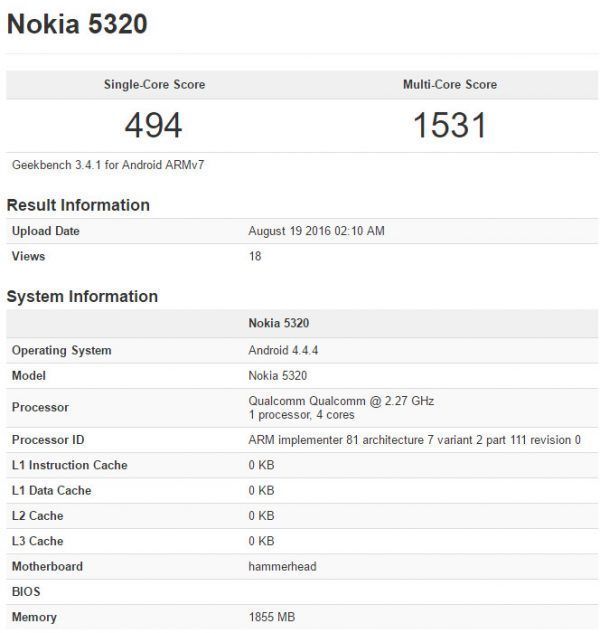 Deux smartphones Nokia repérés sur Geekbench Appareils
