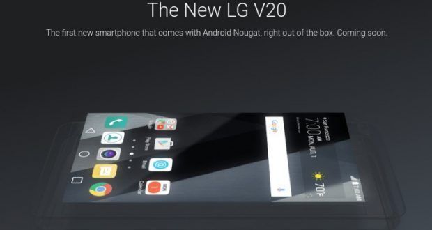 Google confirme que le LG V20 sera le premier smartphone commercialisé avec Android 7.0 Nougat Appareils