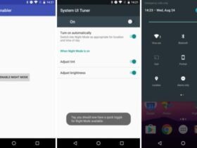 Night Mode Enabler permet d’accéder facilement au mode Nuit d’Android 7.0 Nougat Applications