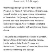 Le Sony Xperia X Performance reçoit sa première beta d’Android 7.0 Nougat Appareils