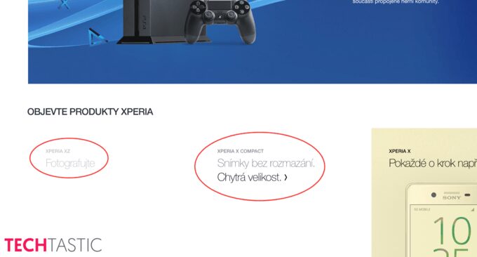 Sony confirme l’existence du Xperia X Compact et Xperia XZ Appareils